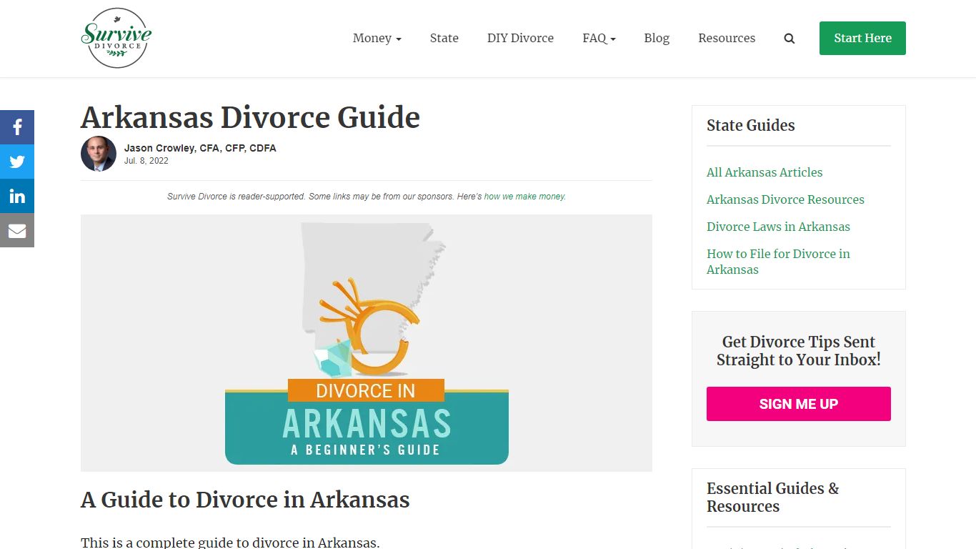 The Ultimate Guide to Getting Divorced in Arkansas | Survive Divorce